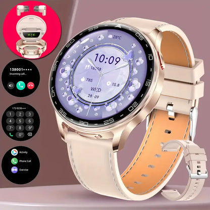 Reloj Inteligente 2-en-1 con Auriculares Inalámbricos Integrados