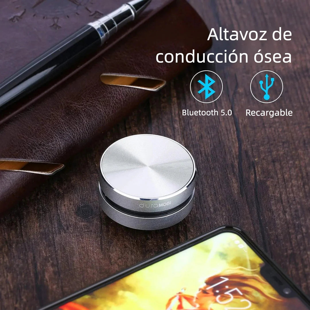 Altavoz inalámbrico de conducción ósea, reproductor de audio con ventosa de resonancia
