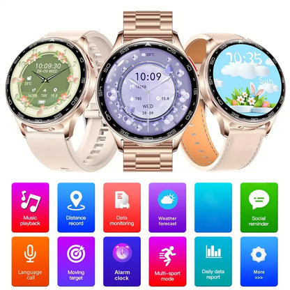 Reloj Inteligente 2-en-1 con Auriculares Inalámbricos Integrados